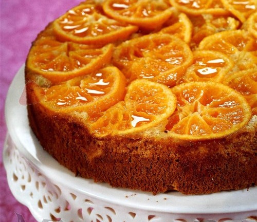 Egzotiškas mandarinų pyragas
