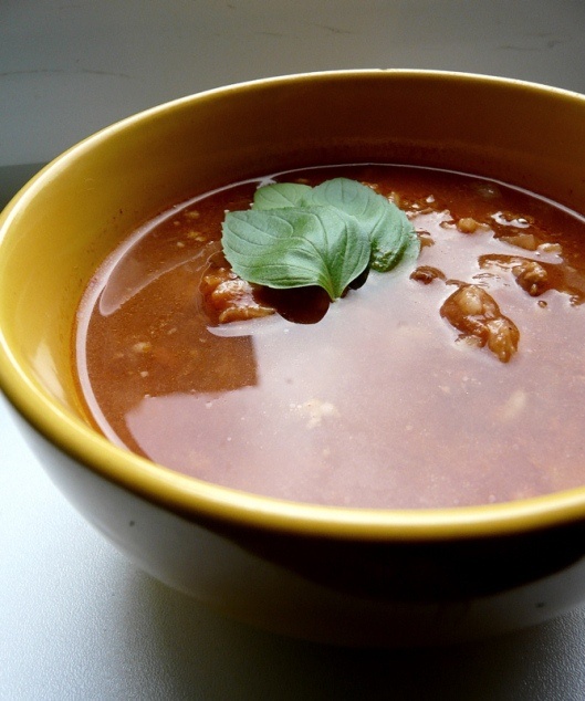 Pomidorų sriuba su ryžiais 