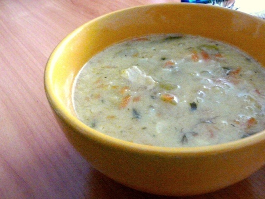 Vištienos ir daržovių sriuba 