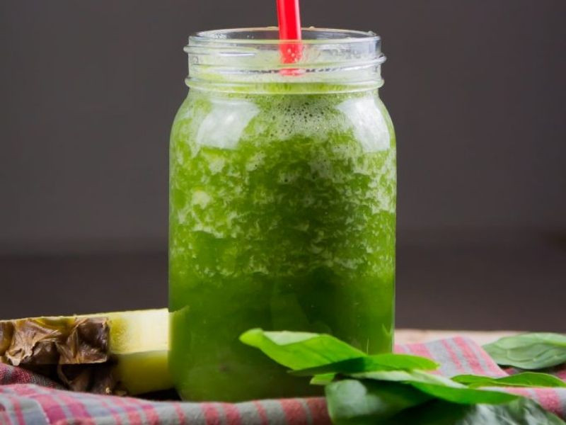 Žaliasis sveikuoliškas kokteilis 